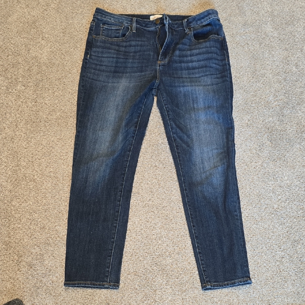 DRIFTWOOD Blue Skinny Jeans with Subtle Fading